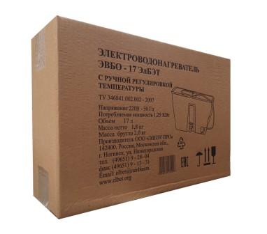 Коробка водонагревателя ЭлБЭТ-17