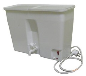 Пластиковый водонагреватель для дачи ЭлБЭТ 17 литров